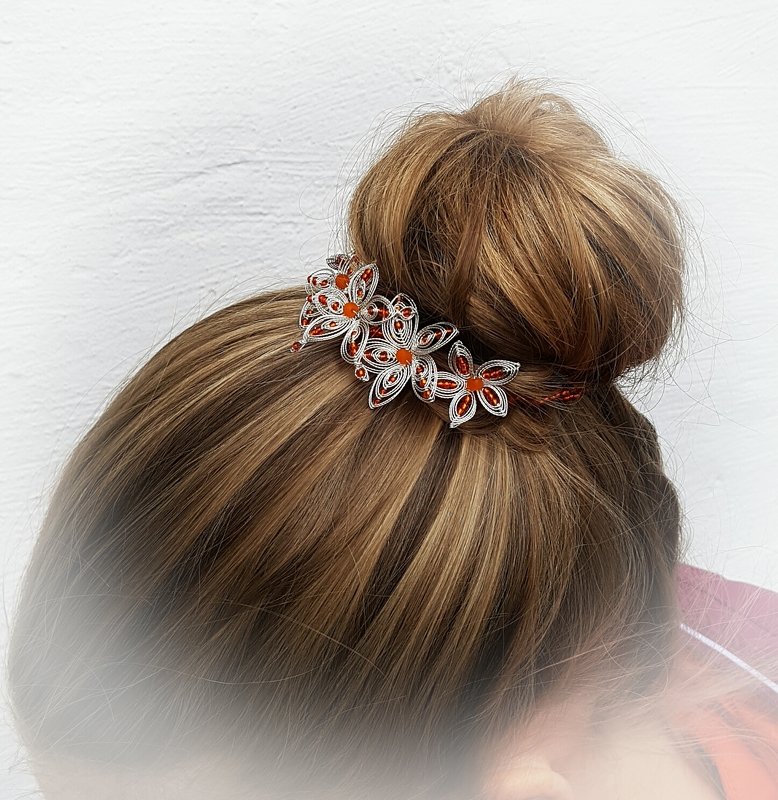 Anleitung Dutt-Band "Flora" - Bild 5