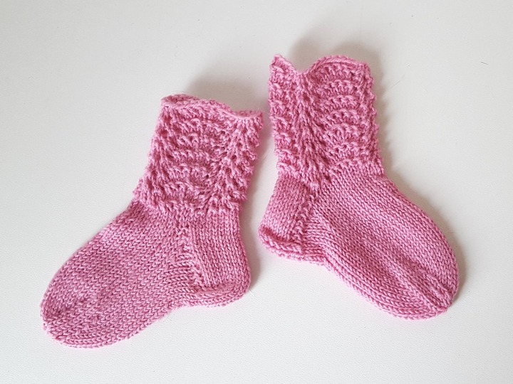 Strickanleitung Baby-Söckchen, Babysocken, Sohlenlänge ca. 11 cm