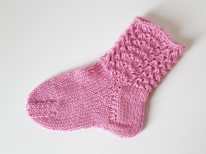 Strickanleitung Baby-Söckchen, Babysocken, Sohlenlänge ca. 11 cm