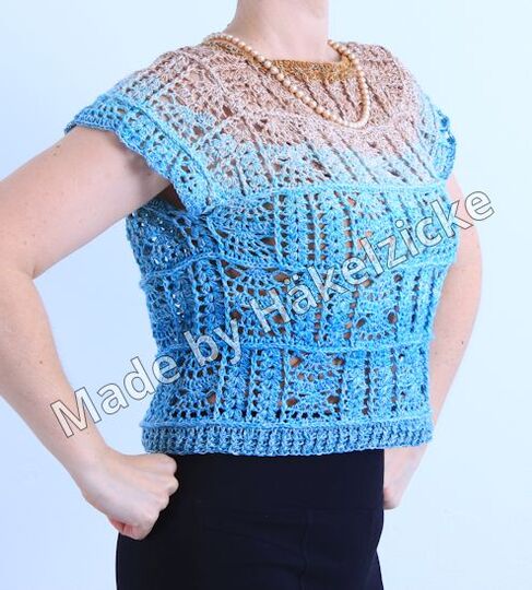 Anleitung Sommerliche Tunika Conny, RVO S-XXL, mit luftigem Mustermix