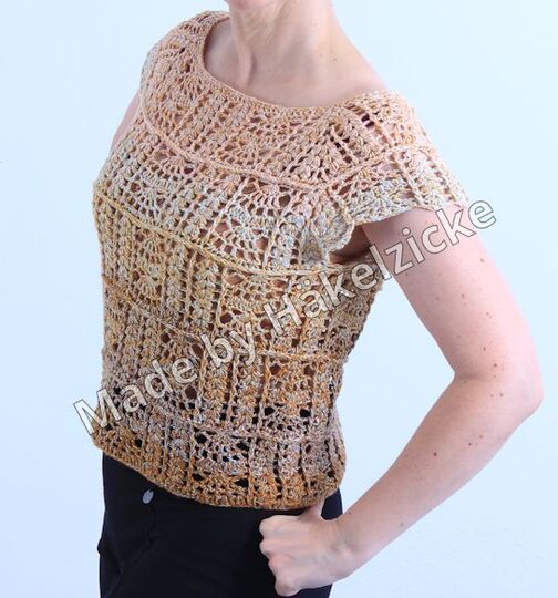 Anleitung Sommerliche Tunika Conny, RVO S-XXL, mit luftigem Mustermix