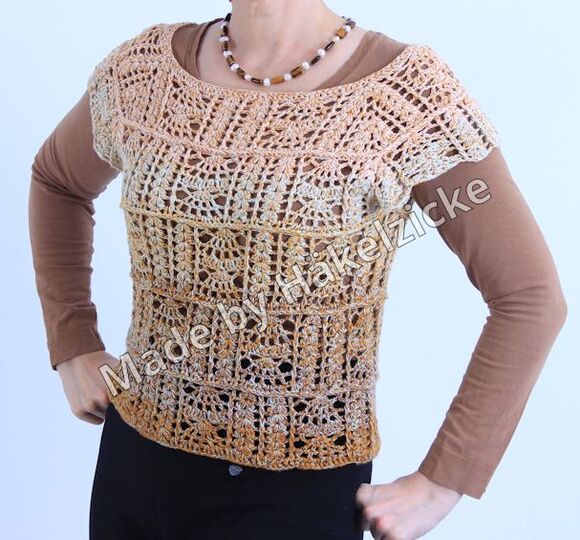 Anleitung Sommerliche Tunika Conny, RVO S-XXL, mit luftigem Mustermix