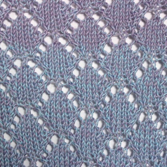 Gestrickter Sunrise Schal