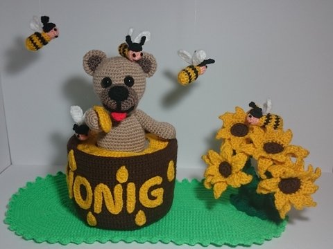 PDF Häkelanleitung - Amigurumi "Teddy - Leckermäulchen"