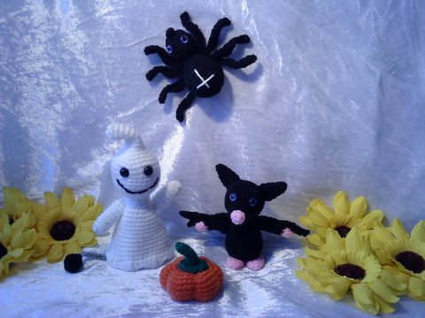 PDF Anleitung-Amigurumi " Kleines Gruselkabinett"