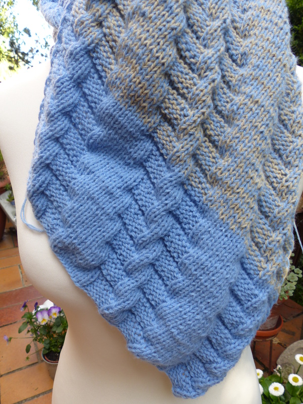 Strickanleitung Schal LiMaZo - Zopfoptik ohne Zopfnadel