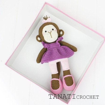Toy Monkey crochet pattern