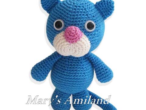 Thomas Cat the Ami - Amigurumi Crochet Pattern