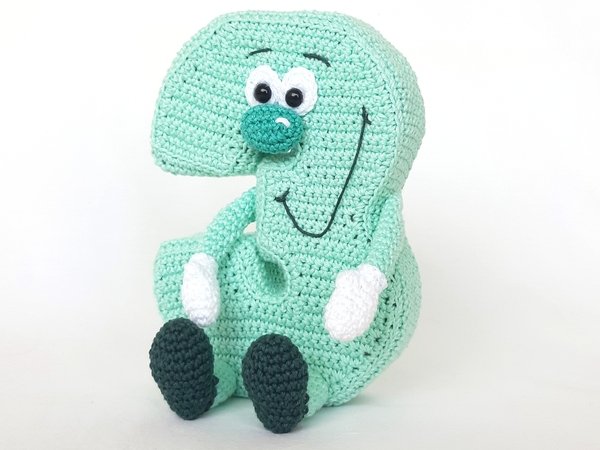 Number 3 - crochet pattern