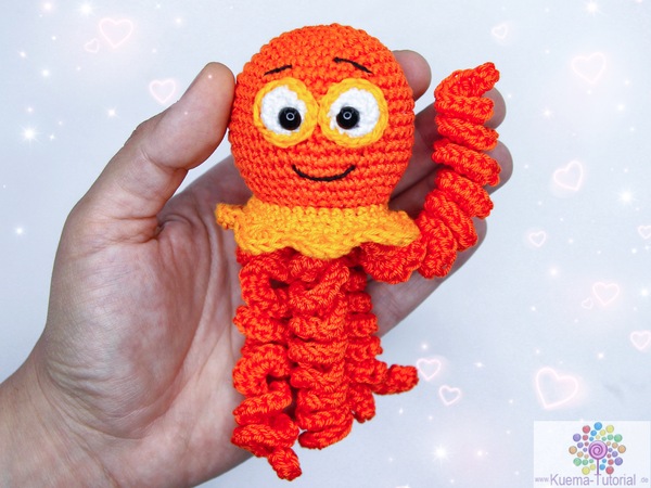 Funny Jellyfish Tentacolus -  crochet pattern