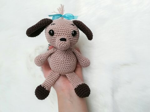 Häkelanleitung Hund Hedda, Amigurumi, Hund häkeln