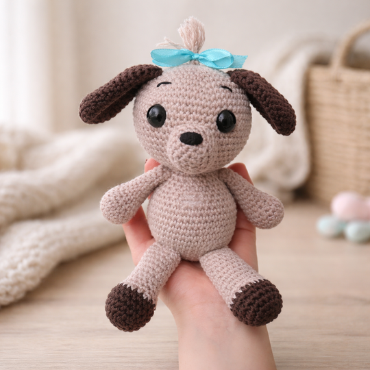Häkelanleitung Hund Hedda, Amigurumi, Hund häkeln