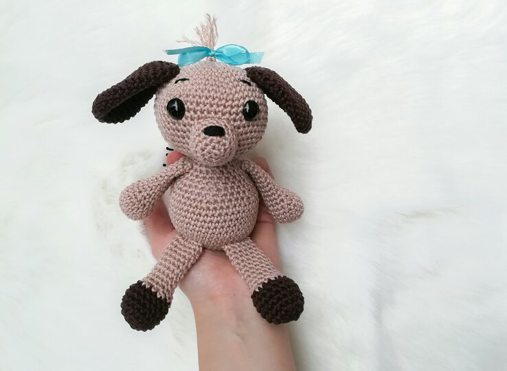 Häkelanleitung Hund Hedda, Amigurumi, Hund häkeln