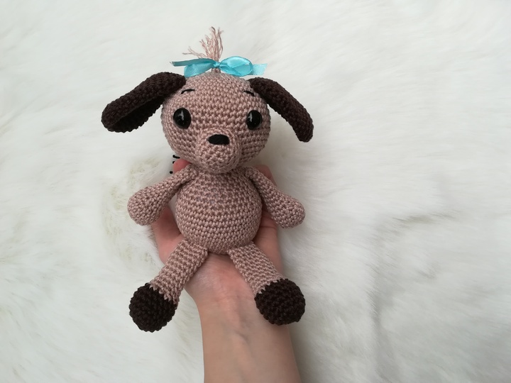 Häkelanleitung Hund Hedda, Amigurumi, Hund häkeln