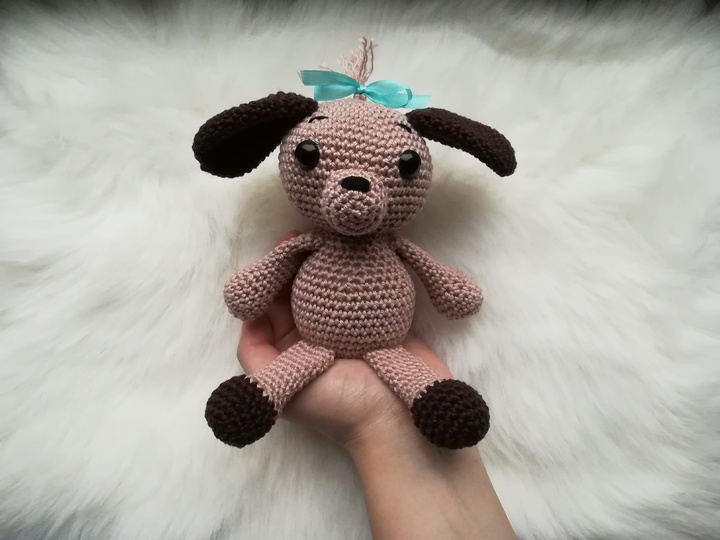 Häkelanleitung Hund Hedda, Amigurumi, Hund häkeln
