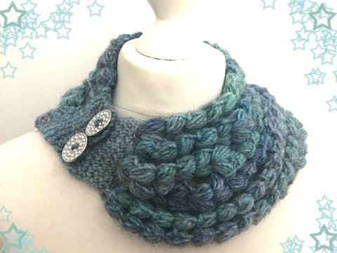 Kleiner, schneller Schal "HEARTCHAINE"