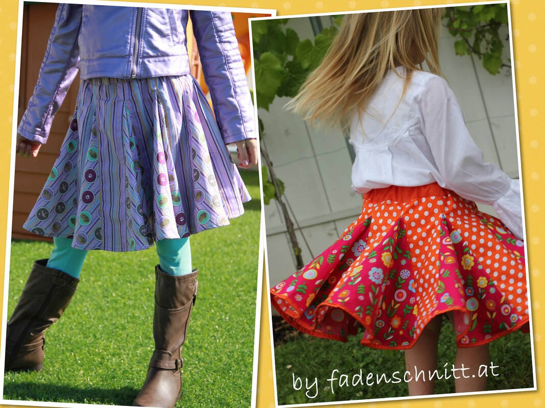 Mädchenrock *ENDLESS SUMMER* von klecksMACS - Nähanleitung / E-Book in PDF - Bild 5