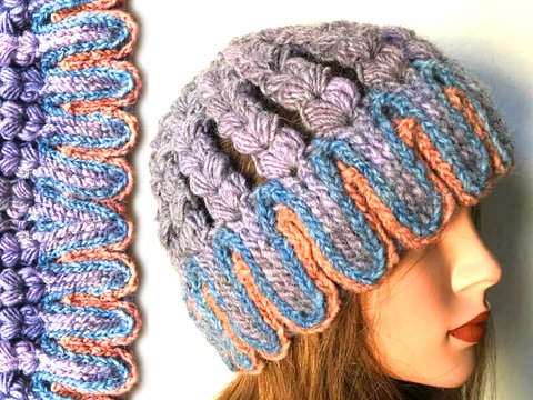 Mütze "HEARTCHAINE" mit neuem Bundmuster