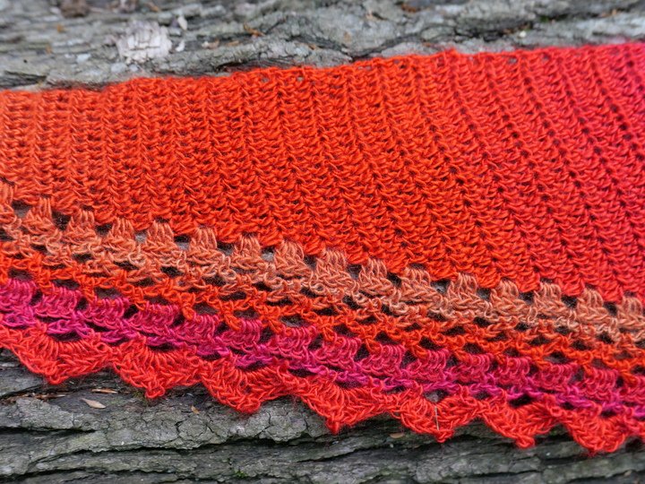 Häkelanleitung Dreieckstuch Frida