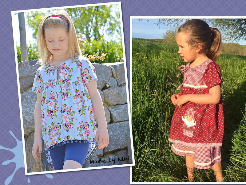 Mädchenbluse *SPRING FEVER* von klecksMACS - Nähanleitung / E-Book in PDF - Bild 4