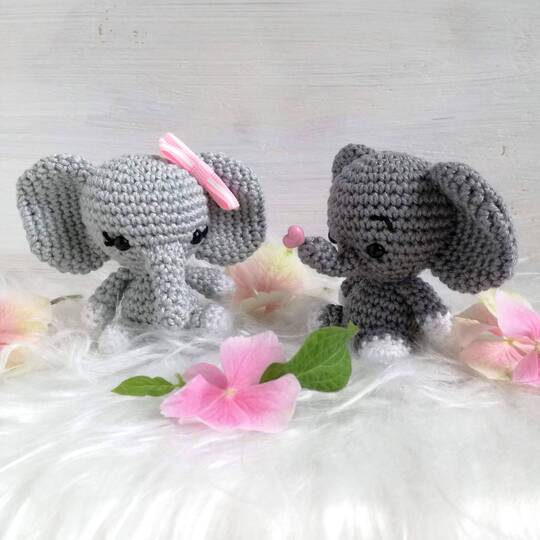 Elephants Emil amigurumi pattern