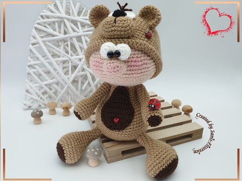 Häkelanleitung Bärli