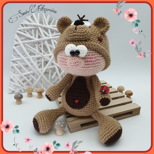 Häkelanleitung Bärli