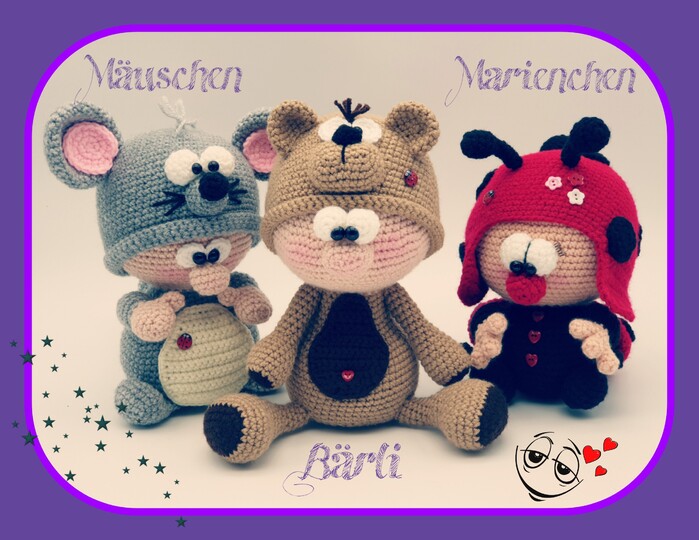 Häkelanleitung Bärli