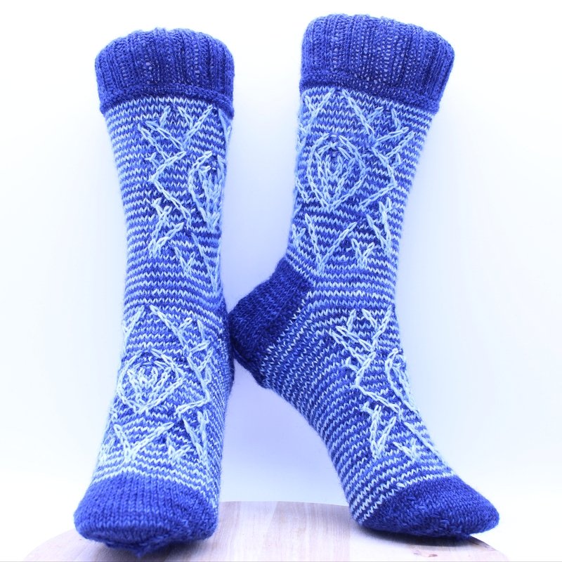 "Vishudda" Chakra Socks - Image 4