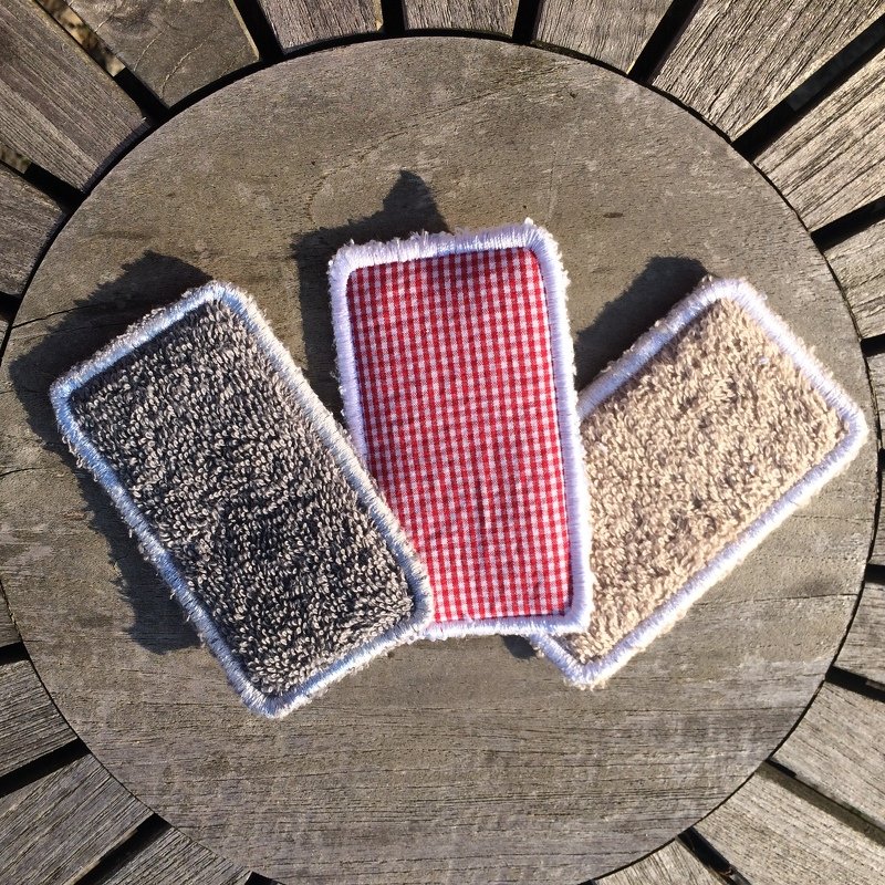 WaschPad Rechteck Stickdatei ITH 10x10 cm 4x4 inch - Bild 2