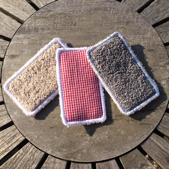 WaschPad Rechteck Stickdatei ITH 10x10 cm 4x4 inch