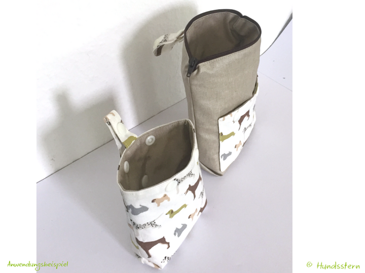 XAVER Treat Bag, lined, in 2 sizes, sewing pattern