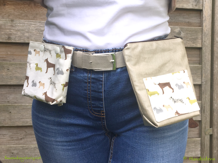 XAVER Treat Bag, lined, in 2 sizes, sewing pattern