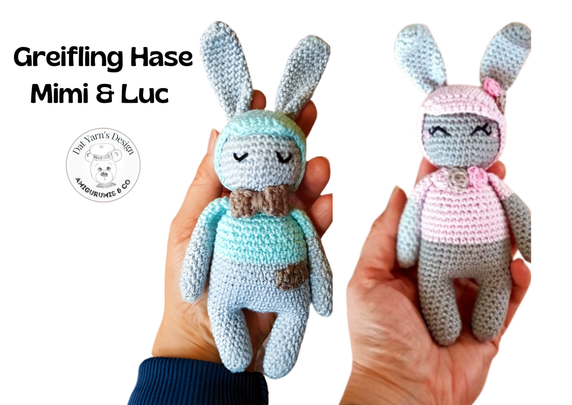 Häkelanleitung Hase Mimi & Luc/ Baby