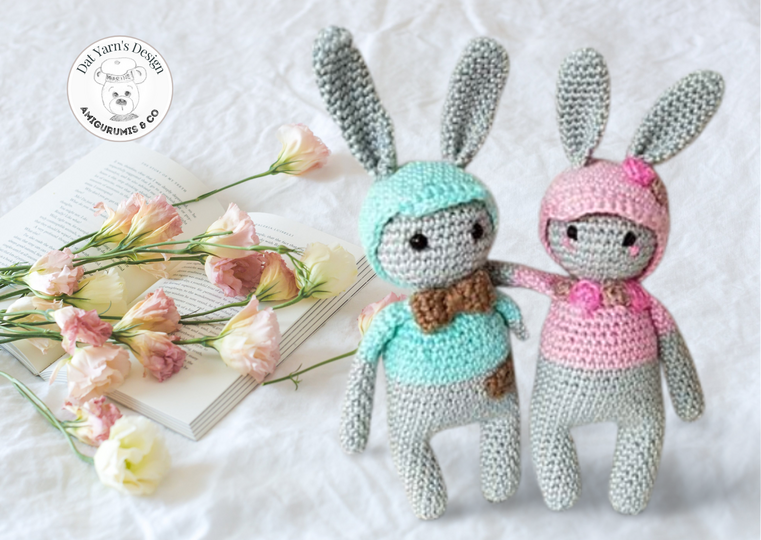 Häkelanleitung Hase Mimi & Luc/ Baby