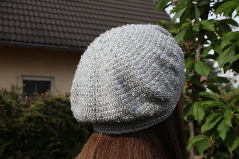 "Margarita - die Perle" Beret gehäkelt PDF-Anleitung