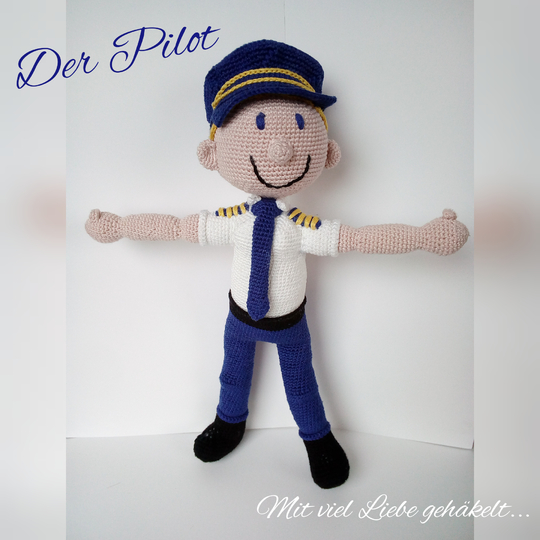 Der Pilot - Häkelanleitung