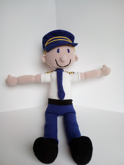 Der Pilot - Häkelanleitung