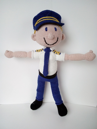 Der Pilot - Häkelanleitung