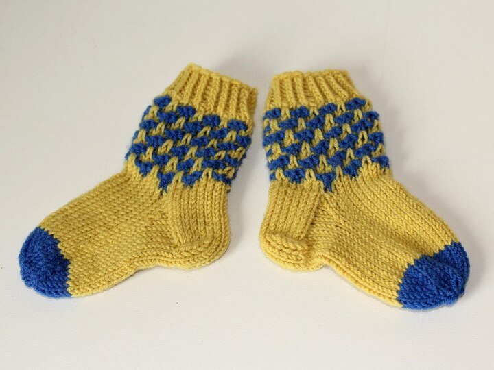 Strickanleitung Babysocken, Baby-Söckchen, Sohlenlänge ca. 9,5 cm