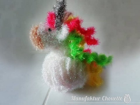 Einhorn Duschpuschel