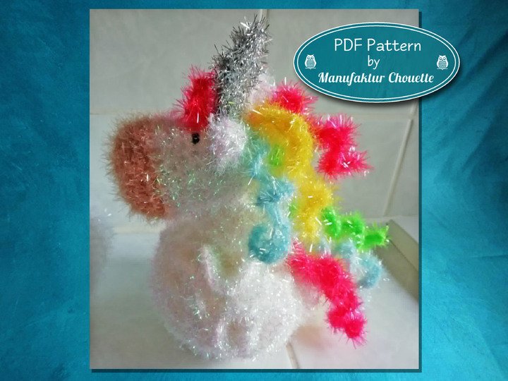Einhorn Duschpuschel
