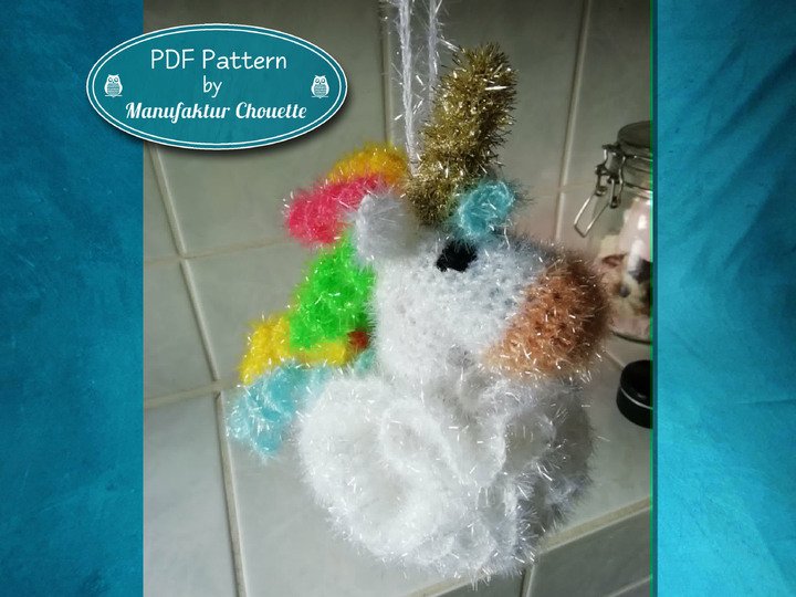 Einhorn Duschpuschel
