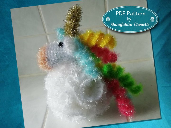 Einhorn Duschpuschel