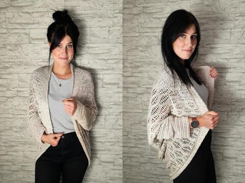 148 Häkelanleitung Seelenwärmer zarte Liebelei für Farbverlaufsgarn 36 bis 52