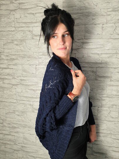 149 Strickanleitung Seelenwärmer blaues Wunder