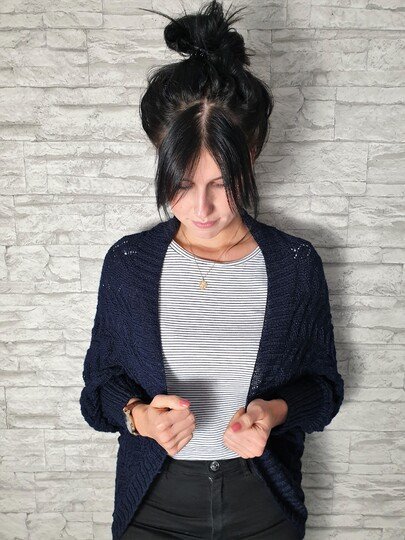 149 Strickanleitung Seelenwärmer blaues Wunder