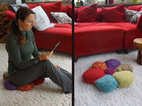 Easy Peasy Strickfilzblume