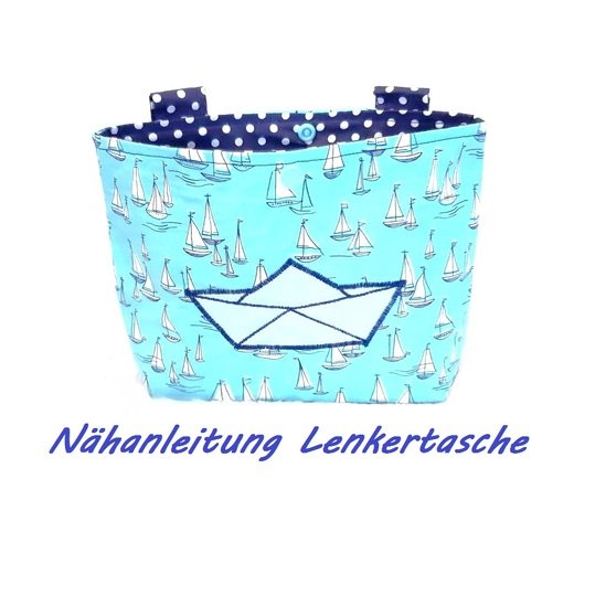 Nähanleitung für eine praktische Lenkertasche, Fahrradtasche, Betttasche