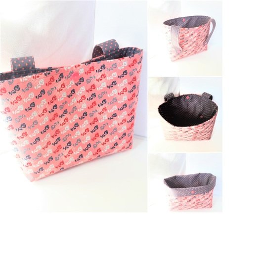 Nähanleitung für eine praktische Lenkertasche, Fahrradtasche, Betttasche